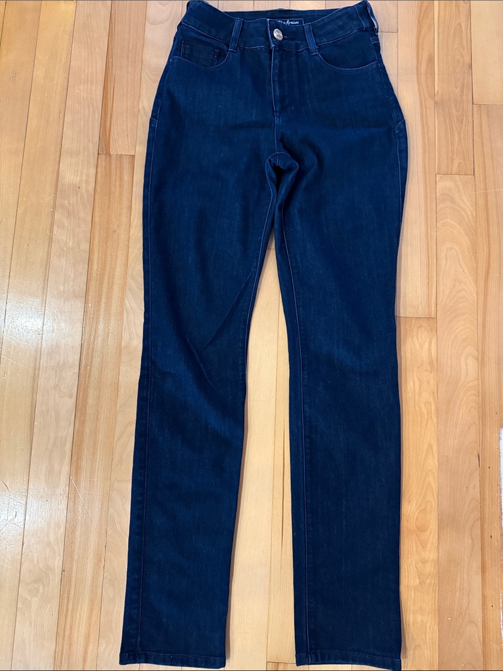 Guess by Marciano Women's Straight Leg Jeans in Dark Blue
